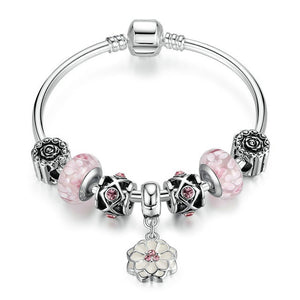 White Flower Bracelet